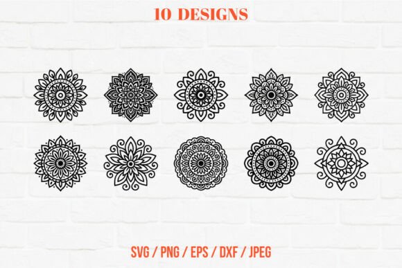 Download Mandala Ornament Bundle SVG - Premium Resources