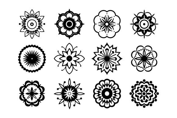 Download Mandala Silhouette, Mandala SVG, PNG - Mandala svg Collection