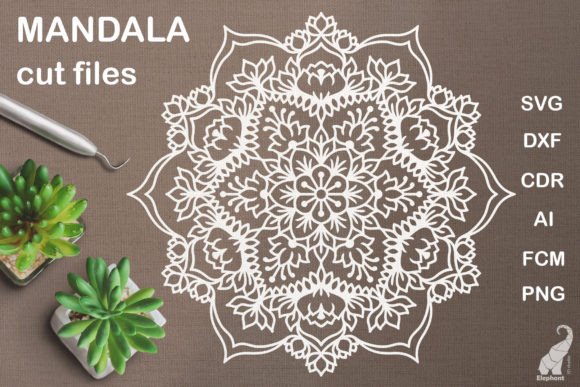 Download Floral Mandala SVG Cut File - Premium Resources