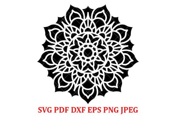 Download Silhouette Mandala Svg, Mandala Svg - Mandala svg Collection