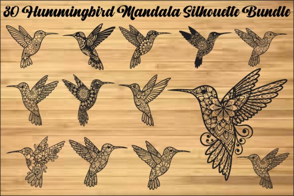 Download Hummingbird Mandala SVG Bundle - Premium Bundle