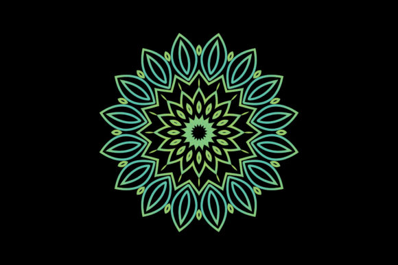 Download Mandala Ornament Gradient Arabic Design - Mandala ornament Collection